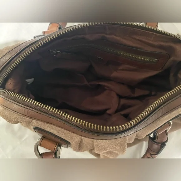 Banana Republic Brown Suede Handbag - Picture 9 of 13